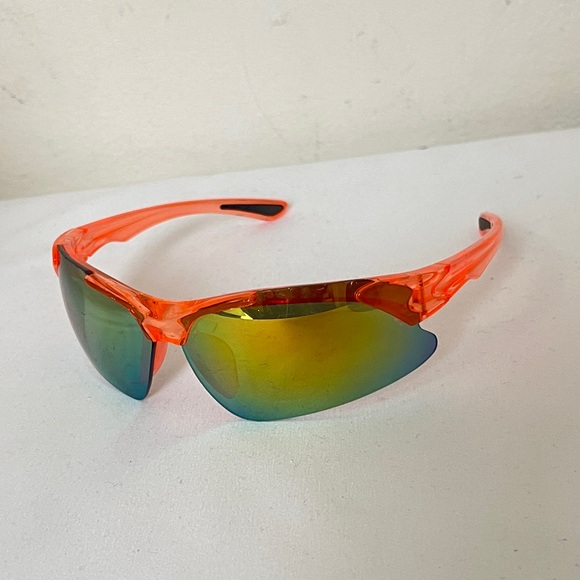 Foster Grant NS0917 Jose ORG MRF FMR Mirror Sporty Sunglasses. Orange - Picture 2 of 9